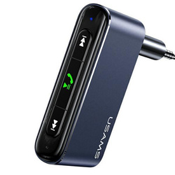 USAMS ADAPTER AUDIO BLUETOOTH 5.0 - JACK 3.5MM SZARY/GREY SJ519JSQ01 (US-SJ519)