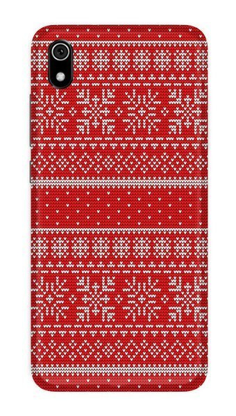 CASEGADGET CASE OVERPRINT RED SNOWFLAKES XIAOMI REDMI 7A