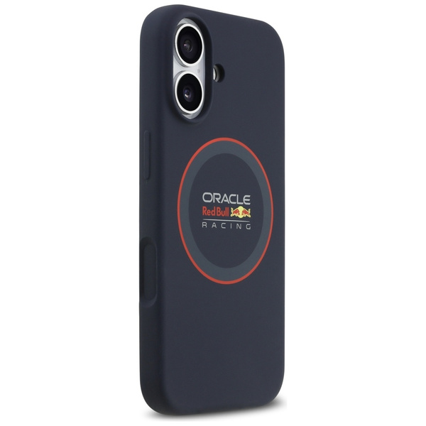 Etui Red Bull Silicone Red Ring MagSafe do iPhone 17 granatowy