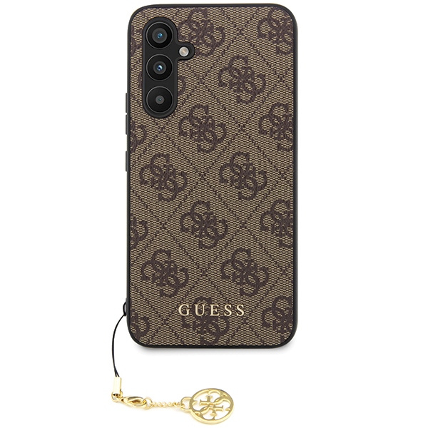 Guess GUHCS23FEGF4GBR S23 FE S711brązowy/brown hardcase 4G Charms Collection