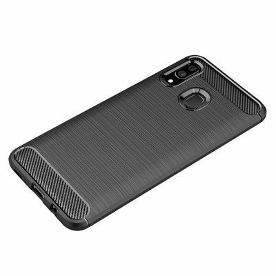 CASE ETUI CARBON LUX CZARNY SAMSUNG GALAXY A20 / A30