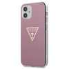 Guess GUHCP12SPCUMPTPI iPhone12 mini 5,4" różowy/pink hardcase Metallic Collection