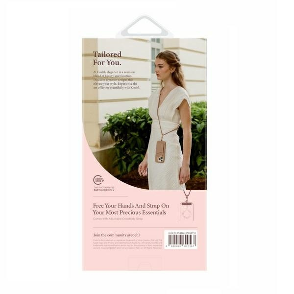 UNIQ etui Coehl Creme iPhone 16 Pro 6.3" Magnetic Charging różowy/ballet pink