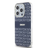 DKNY DKHMP15LHRHSEB iPhone 15 Pro6.1" niebieski/blue hardcase IML Mono & Stripe MagSafe