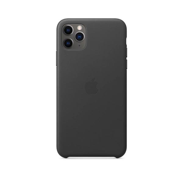 APPLE LEATHER CASE IPHONE 11 PRO MAX BLACK OTWARTE OPAKOWANIE