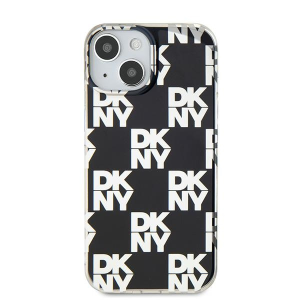 DKNY DKHCP15SHDLCEK iPhone 15 / 14 / 136.1" czarny/black hardcase IML Checkered Mono Pattern