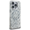 Etui Karl Lagerfeld IML Karl Script      Pattern MagSafe do iPhone 16 Pro Max biały