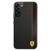 Etui Ferrari On Track Carbon Stripe na Samsung Galaxy S22+ - czarne