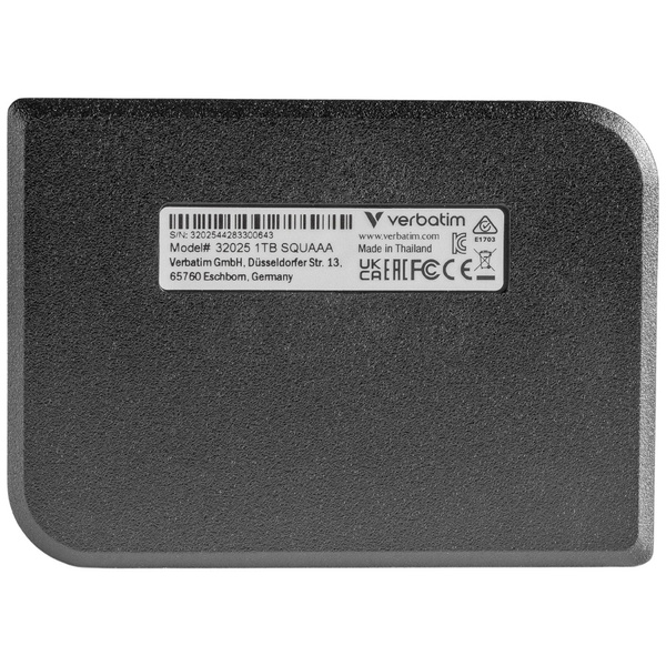 Dysk zewnętrzny Verbatim Mini Diamond    SSD 1TB USB-C 3.2 Gen czarny 32025