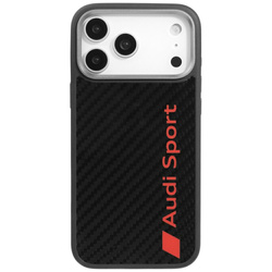 Etui Audi R8 Carbon Fiber MagSafe do     iPhone 17 Pro Max czarny