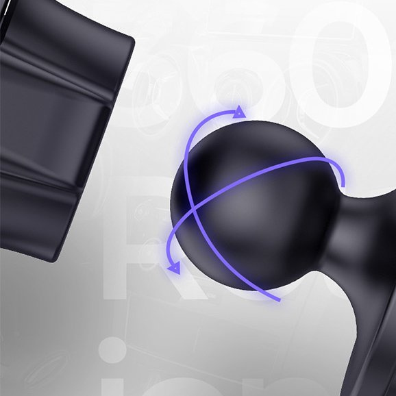 360-DEGREE UNIVERSAL MAGNETIC CAR MOUNT HOLDER FOR CAR DASHBOARD BLACK