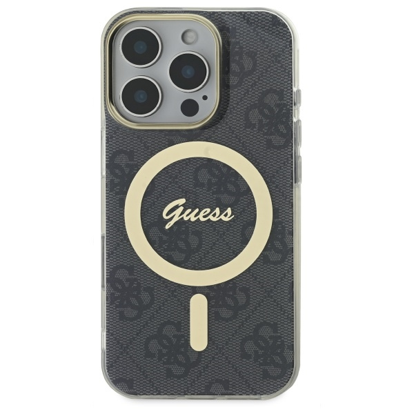 Guess GUHMP16LH4STK iPhone 16 Pro6.3" czarny/black hardcase IML 4G MagSafe