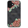 Guess GUHMP16SP4ROPEMCK iPhone 16 6.1"   czarny/black hardcase 4G Flowers Print MagSafe