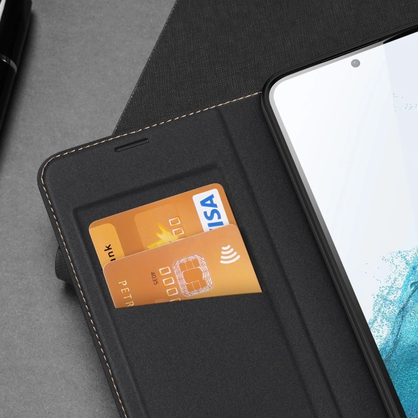 Dux Ducis Skin X2 etui do Samsung Galaxy A54 5G pokrowiec z klapką portfel podstawka czarne