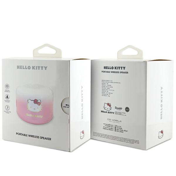 Hello Kitty Electroplate Gradient Bluetooth speaker - pink