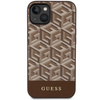 Guess GUHMP14SHGCFSEW iPhone 14 / 15 /13 6.1" brązowy/brown hardcase GCube Stripes MagSafe