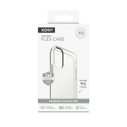 XQISIT NP Flex Case Anti Bac, RECYCLED for Galaxy S24 clear