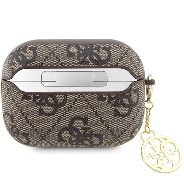 Guess GUAP2G4GSMW AirPods Pro / Pro 2 (2022/2023) cover brązowy/brown 4G Charm Collection