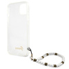 Guess GUHCP13SKPSWH iPhone 13 mini 5,4"Transparent hardcase White Pearl