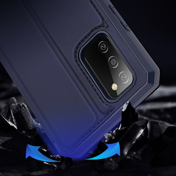 DUX DUCIS SKIN X BOOKCASE TYPE CASE FOR SAMSUNG GALAXY A02S EU BLUE
