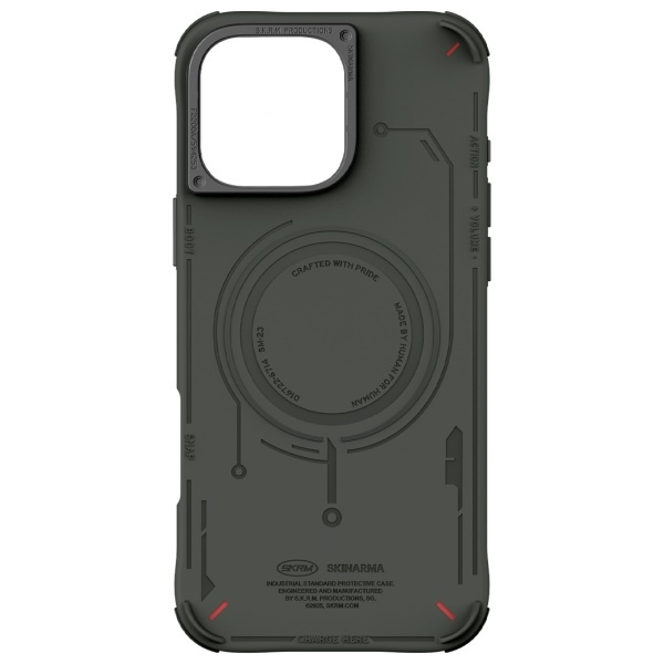 Skinarma etui Mecha iPhone 16 Pro 6.3"    Magnetic Charging oliwkowy/olive