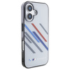 BMW BMHCP16S23HTRAG iPhone 16 6.1"        szary/grey hardcase Motorsport IML Random Stripes