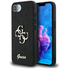 Etui Guess Fixed Glitter Big 4G do       iPhone 16e czarny