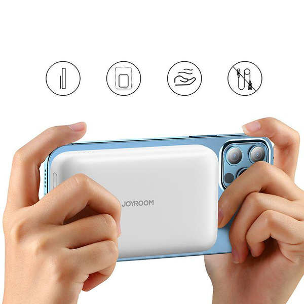 Powerbank Joyroom JR-W020 20W 10000mAh MagSafe + USB-C - USB-C cable 0.25m - black