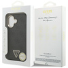 Etui Guess 4G Triangle Logo MagSafe do   iPhone 17 czarny złoty