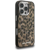 Etui Karl Lagerfeld IML Leopard Pattern  MagSafe do iPhone 16 Pro brązowy