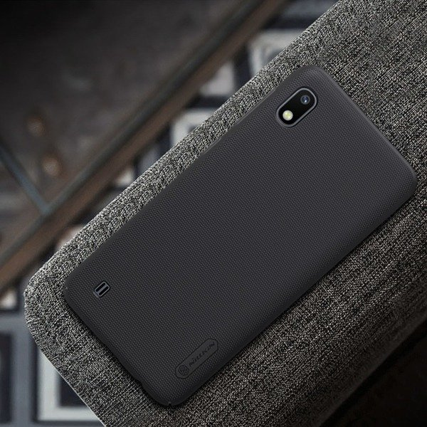 NILLKIN FROSTED SHIELD WZMOCNIONE ETUI + PODSTAWKA LG G8 THINQ CZARNY