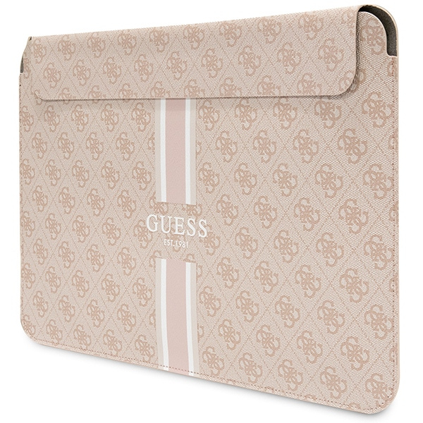 Guess Sleeve GUCS14P4RPSP 14" różowy/pink 4G Printed Stripes