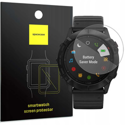 Spacecase Szkło hartowane SW Glass 2.5D Garmin Fenix 6X / 6X Pro