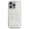 Karl Lagerfeld KLHCP16XHKHDCELT iPhone    16 Pro Max 6.9" przezroczysty/transparent hardcase IML Rhinestones Karl Head