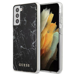 GUESS GUHCS21MPCUMABK S21+ G996 BLACK/BLACK HARDCASE MARBLE