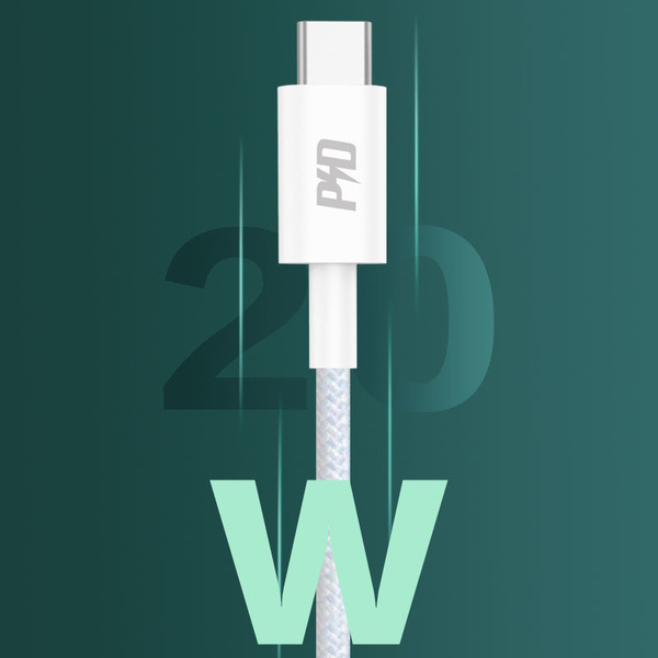 DUDAO L6E PD 20W TYPE-C TO LIGHTNING PD CABLE BLUE