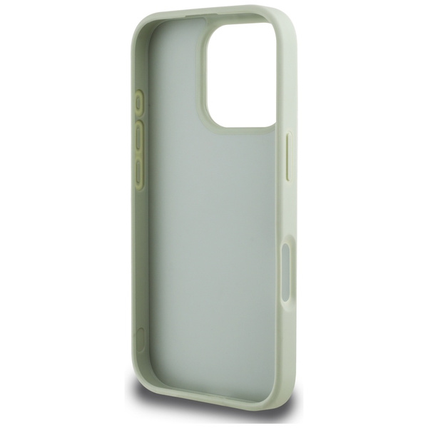 Etui Guess Grained Big 4G Logo Small     Classic Logo do iPhone 16 Pro zielony