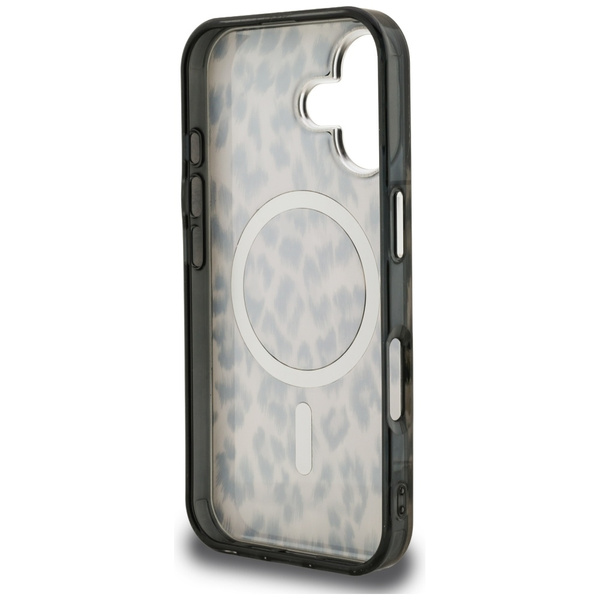 Etui Karl Lagerfeld IML Leopard Pattern  MagSafe do iPhone 16 brązowy