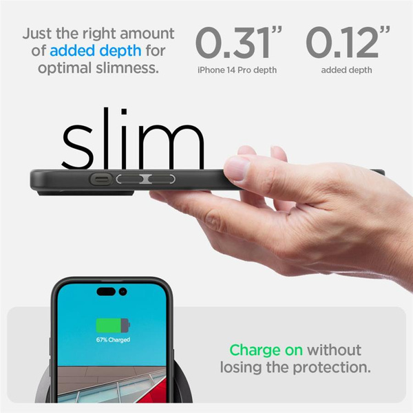 Spigen Ultra Hybrid iPhone 14 Pro Case - Matte Black