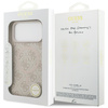 Etui Guess 4G Ring Classic Logo MagSafe  do iPhone 17 Pro Max różowy