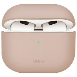 UNIQ etui Lino AirPods 4 Silicone        różowy/pink blush