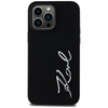 Etui Karl Lagerfeld Silicone Metal        Script Logo do iPhone 14 Pro Max czarny