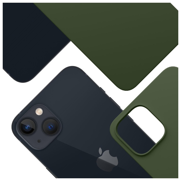 Etui 3MK Hardy MagSilicone do Apple      iPhone 15 ciemnozielony