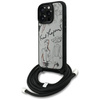 Etui Karl Lagerfeld Crossbody Grained    Pattern & Logo do iPhone 16 Pro Max szary