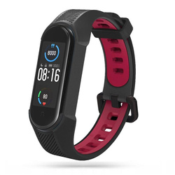 TECH-PROTECT ARMOUR XIAOMI MI SMART BAND 5 / 6 / 7 / NFC BLACK/RED