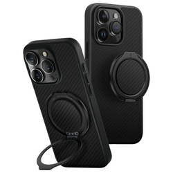 UNIQ etui Keva Air iPhone 16 Pro Max 6.9" Magclick Charging czarny/carbon black