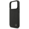 Etui Mercedes Leather Large Laurel Leave MagSafe do iPhone 17 Pro czarny