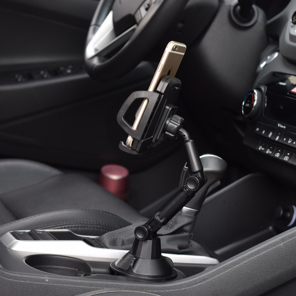 SMARTPHONE CAR HOLDER FOR CUP HOLDER BLACK