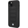 Etui BMW Leather Seats Pattern na iPhone 14 - czarne