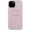Guess GUHMP15MPSAHMCP iPhone 15 Plus / 14 Plus 6.7" różowy/pink hardcase Saffiano MagSafe